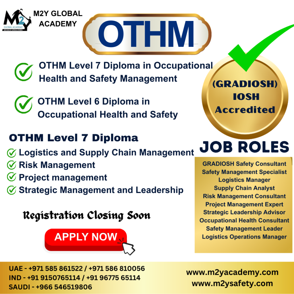 OTHM Level 7 Diploma in Occupational Health and Safety