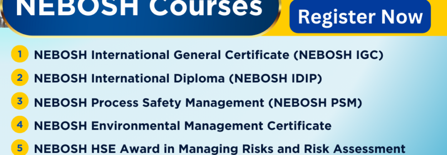 Nebosh Courses in India