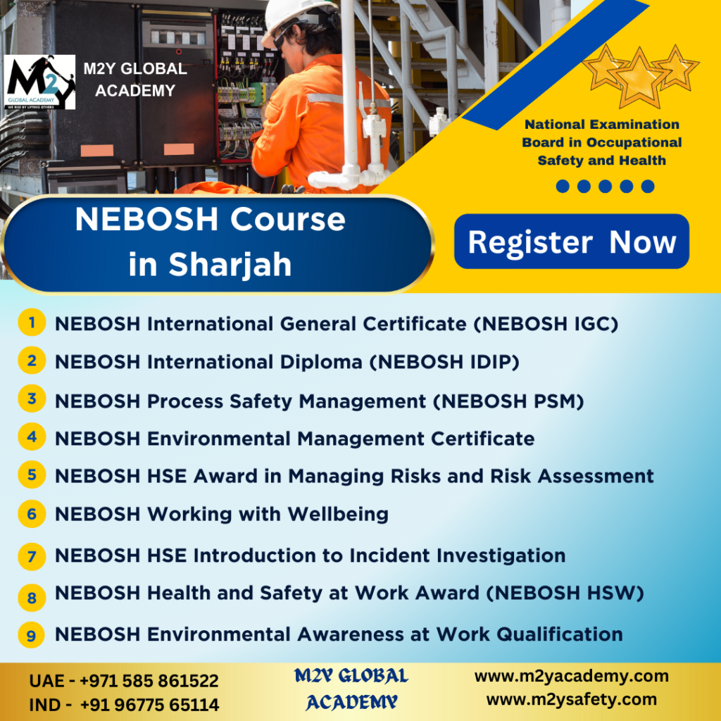 NEBOSH Course in Sharjah NEBOSH IGC IDIP Topper