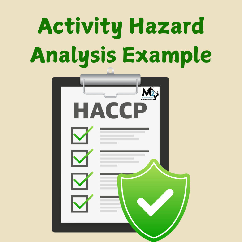 Activity Hazard Analysis Example