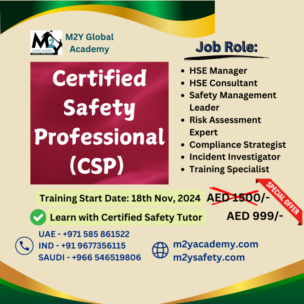 Certified Safety Professional Certification