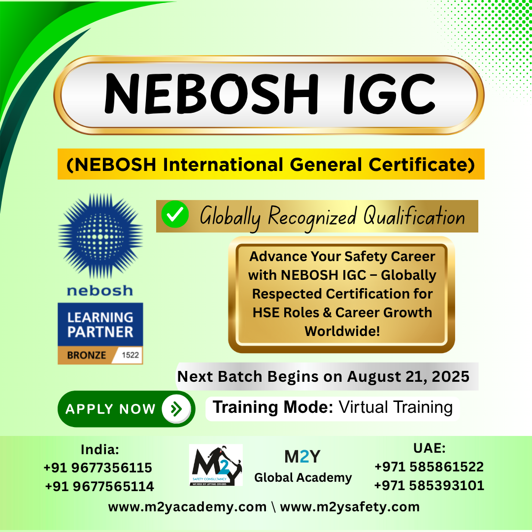 NEBOSH IGC Training NEBOSH IGC Training