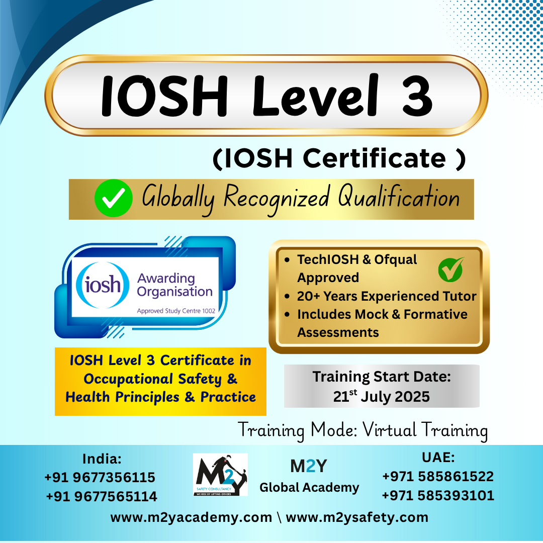 IOSH Level 3 Certificate in OSH