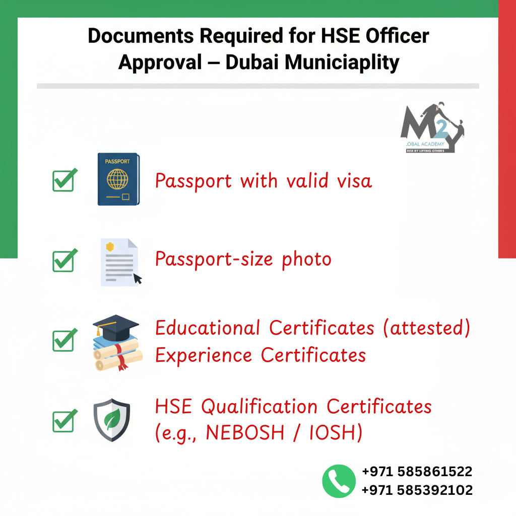 Documents Required for HSE Officer Approval dubai