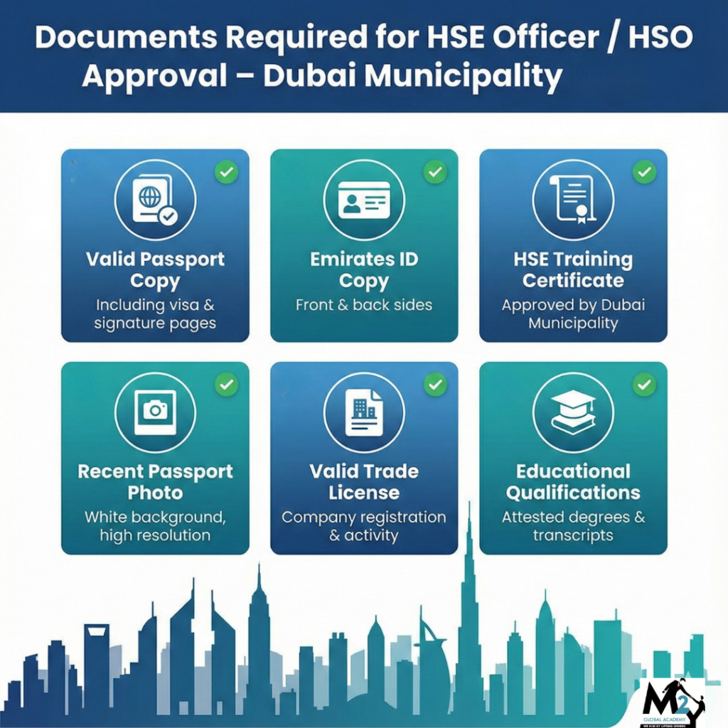 Documents Required for HSE Officer HSO Approval Dubai Municipality
