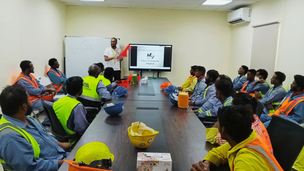 Flagman Training at Corporate Companies in UAE