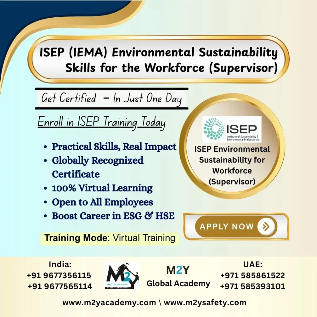 ISEP (IEMA) Environmental Sustainability Skills for the Workforce