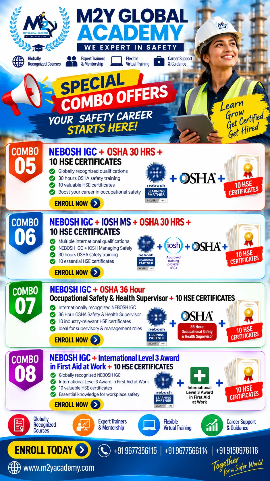 M2Y Global Academy Safety Combo Offers