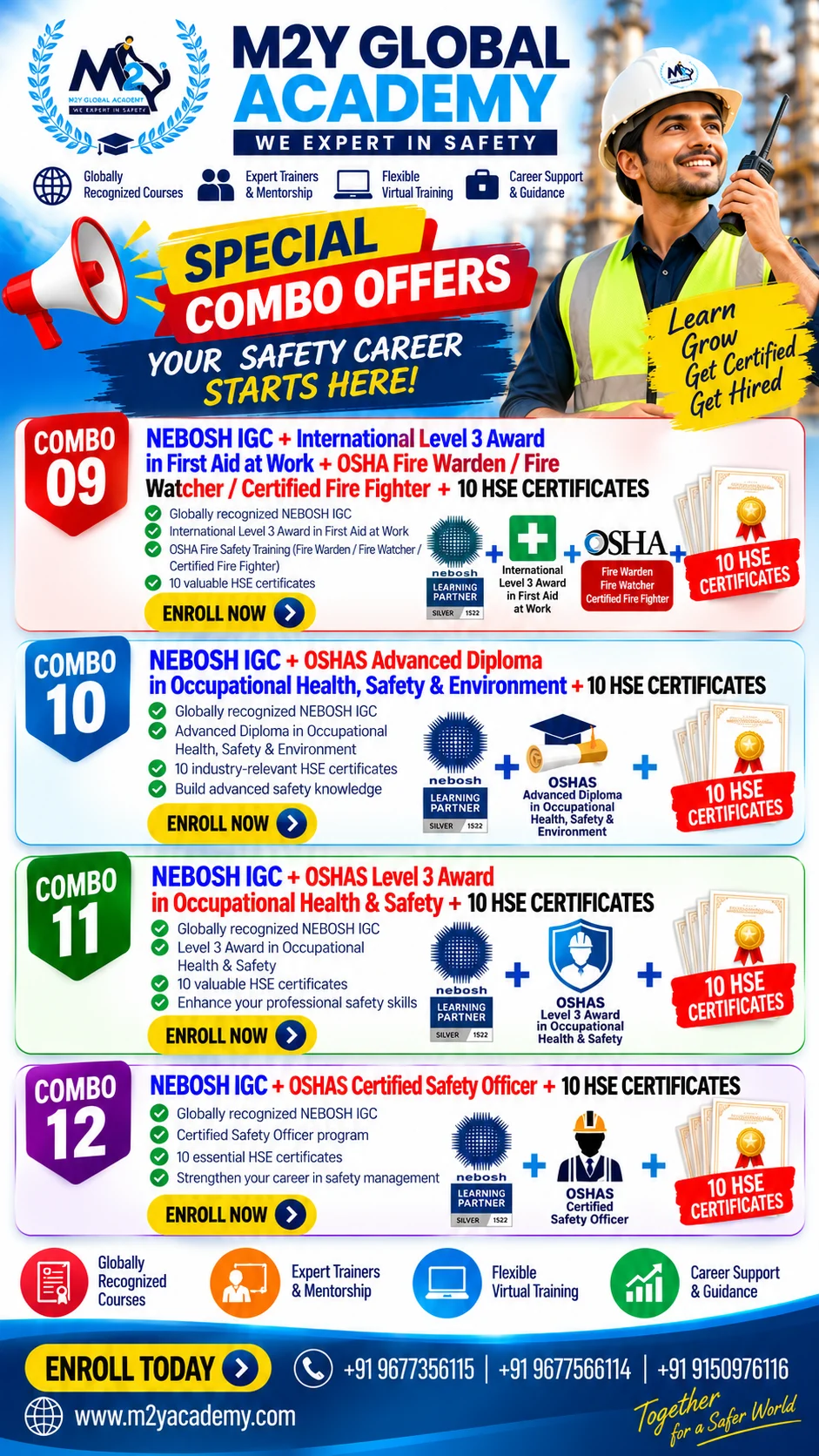 M2Y Safety Training Combo Offers