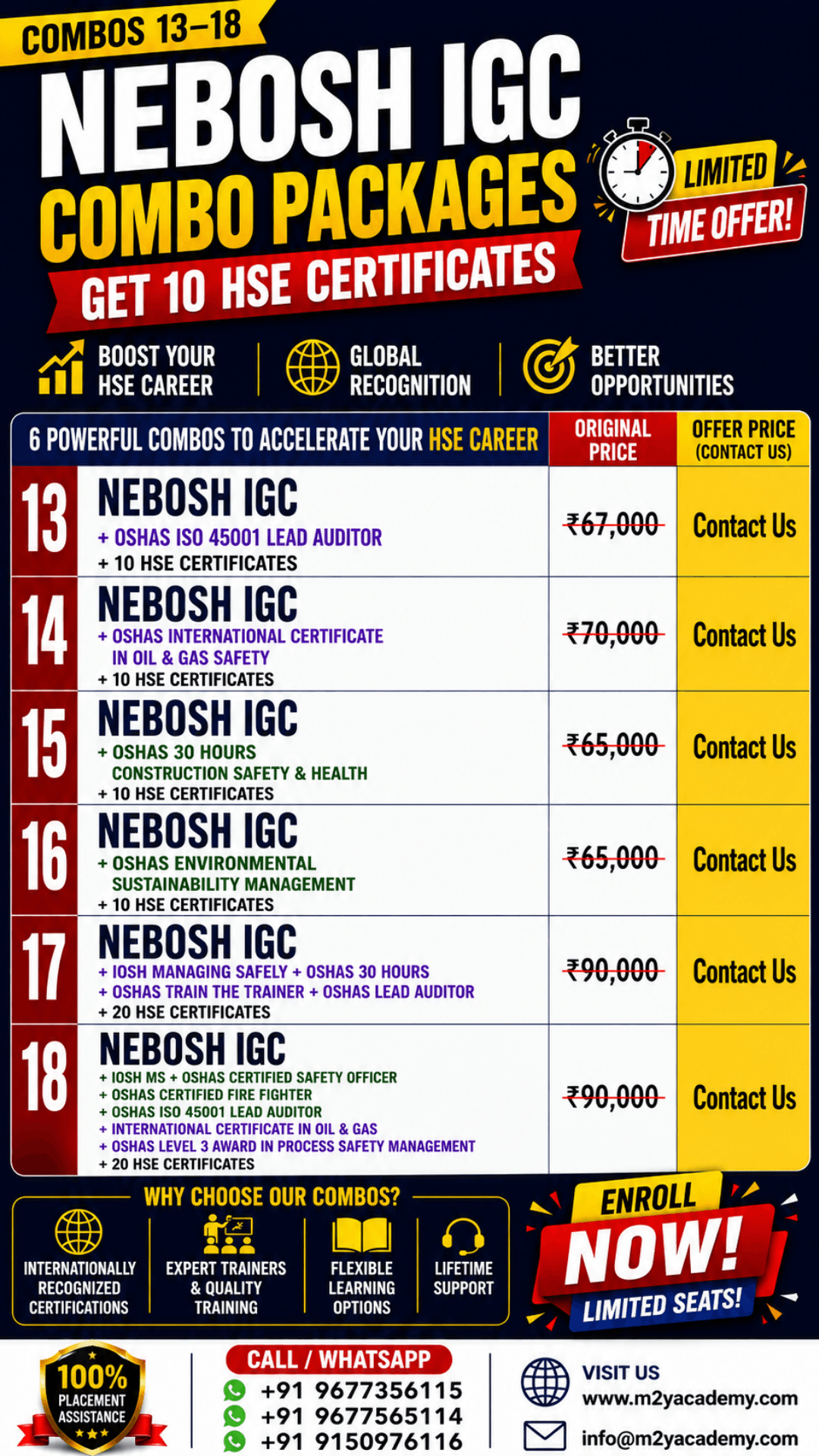 Nebosh igc offers new