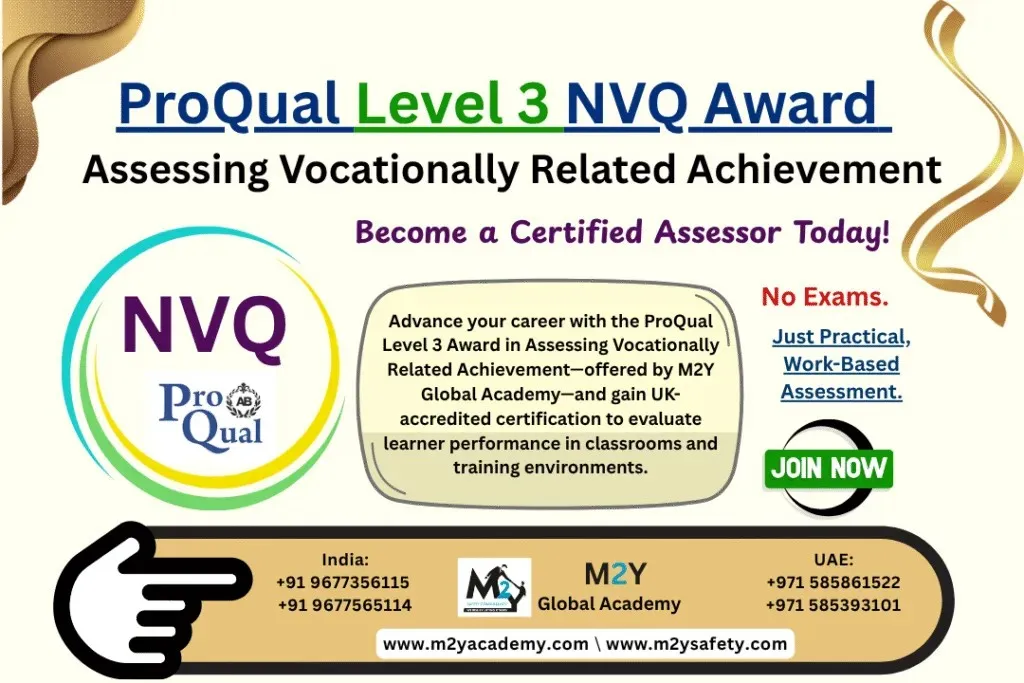 ProQual Level 3 Award in Assessing Vocationally Related Achievement