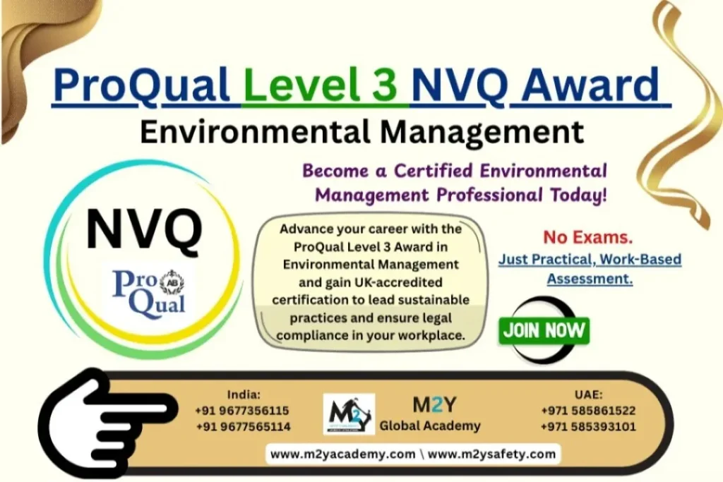 ProQual Level 3 Award in Environmental Management