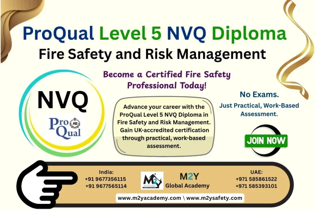 ProQual Level 5 NVQ Diploma in Fire Safety and Risk Management