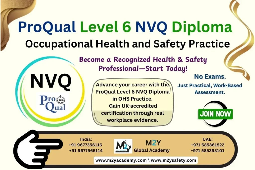 ProQual Level 6 NVQ Diploma in Occupational Health and Safety Practice