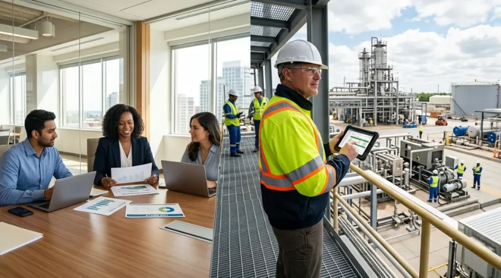 Advanced diploma level occupational safety professionals in leadership and workplace safety settings