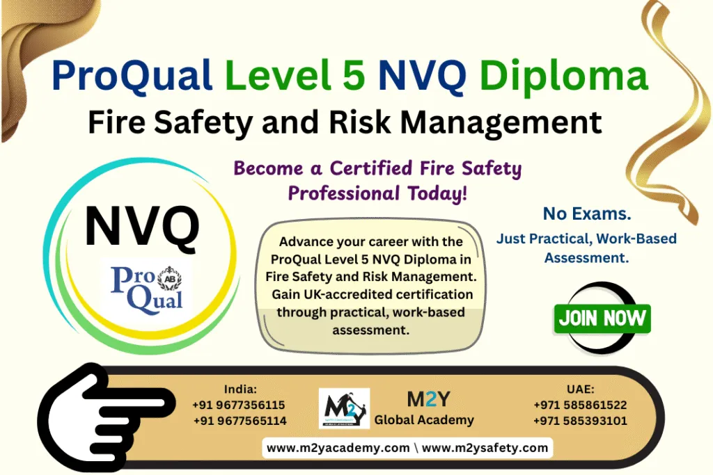ProQual Level 5 NVQ Diploma in Fire Safety and Risk Management