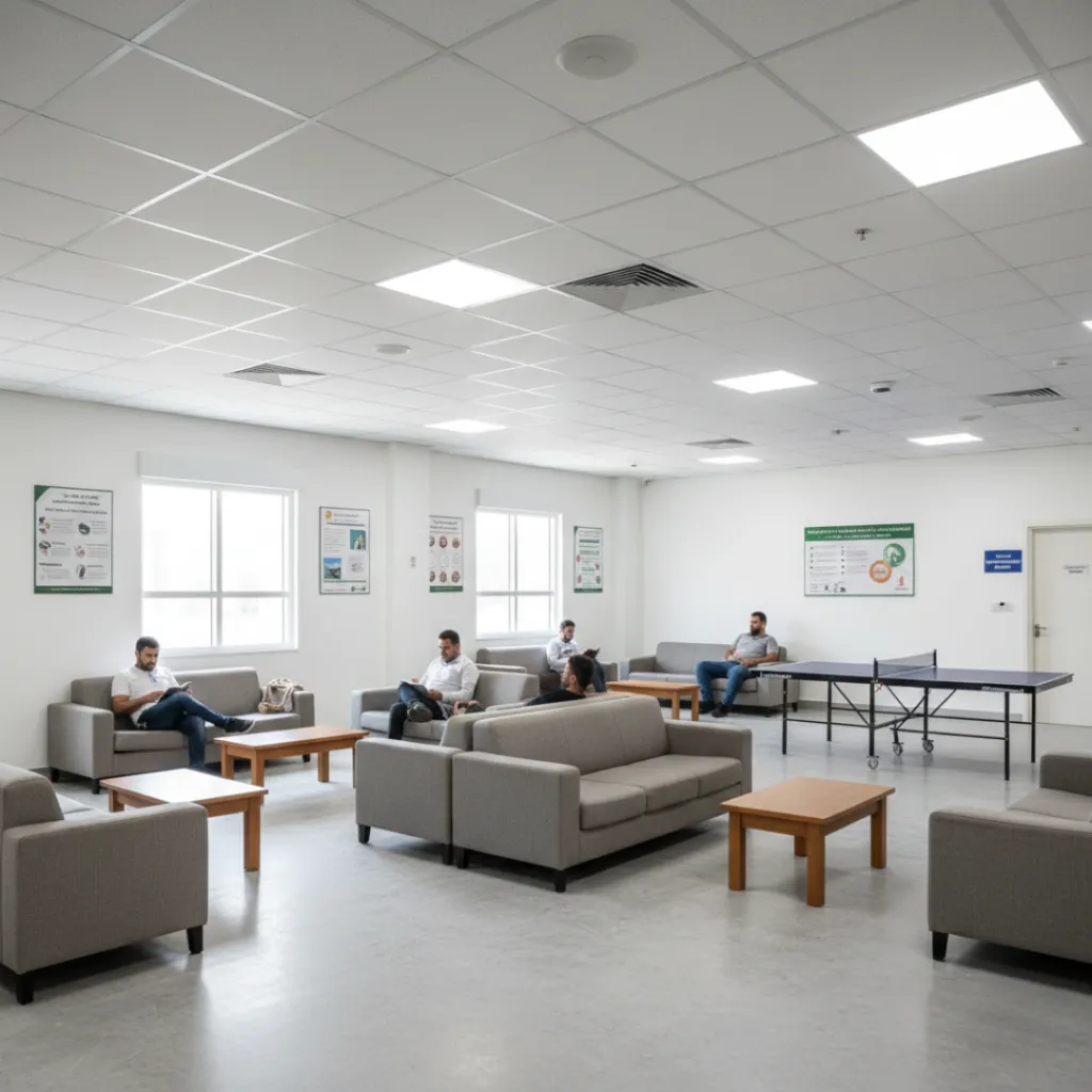 labor accommodation facility in Dubai