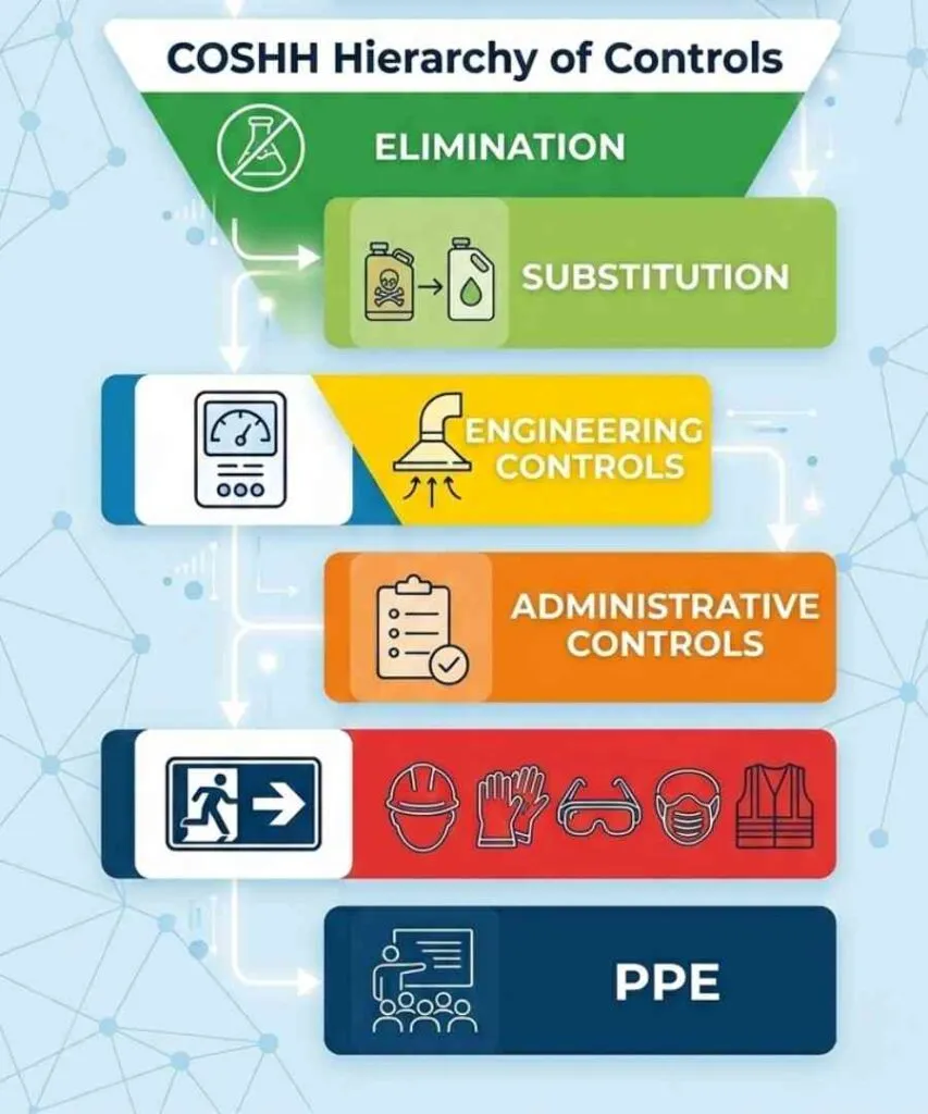 COSHH Hierarchy of Controls