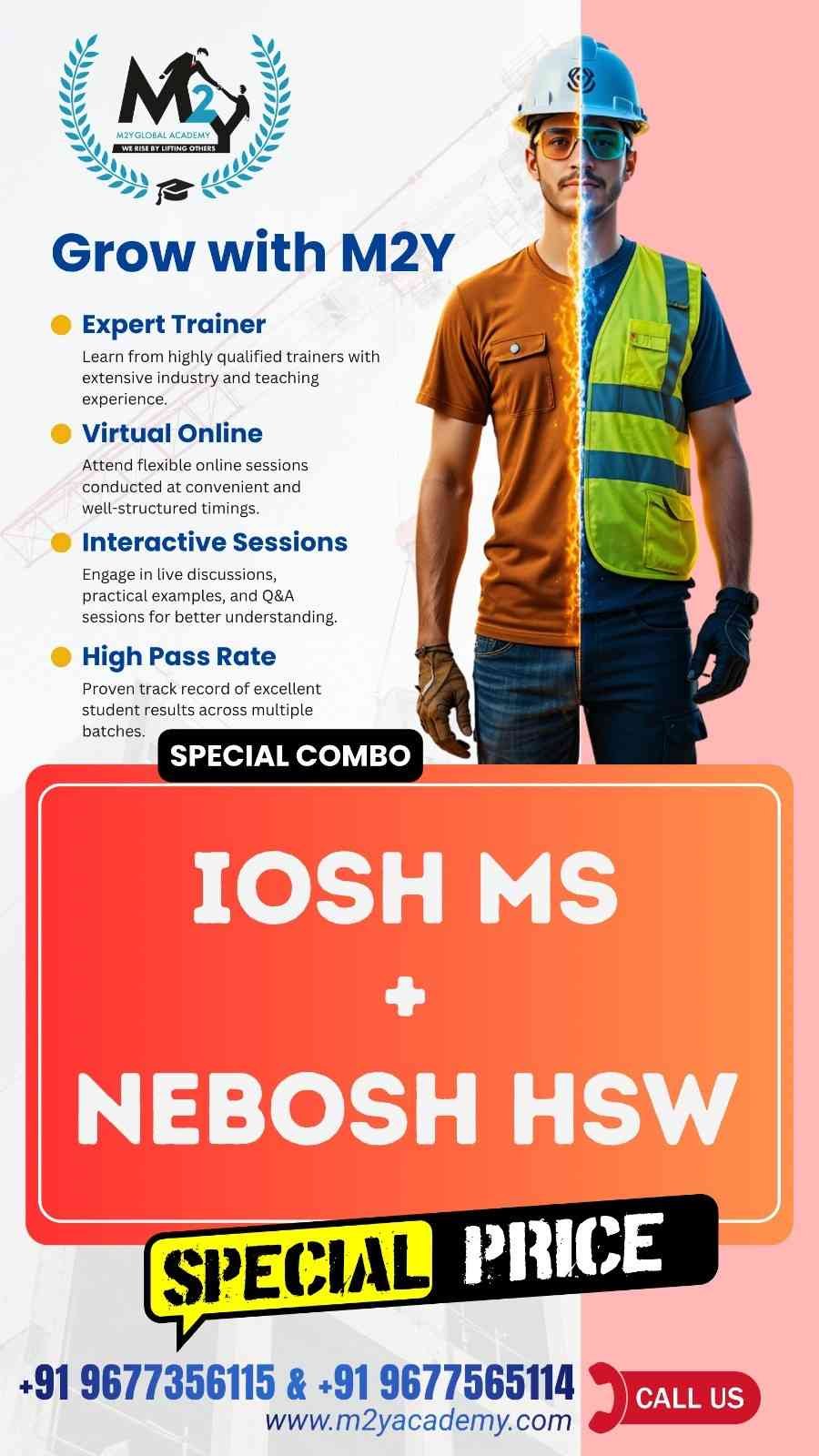 iosh ms and nebosh hsw special offer